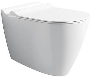 Подвесной унитаз Bien Banyo Mineral No-Rim White+Крышка Vento Elite