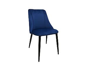 Стул люкс DP Ari Dark Blue-Black Legs