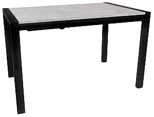 Masa din laminat Necoline Silva Rambla(Gri)/Black(Negru)
