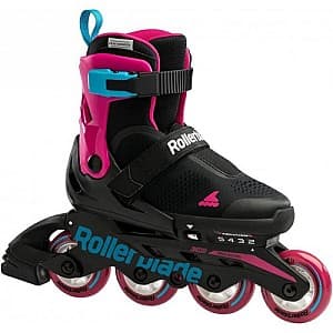 Role copii Rollerblade  MICROBLADE  FREE NERO/ROSA
