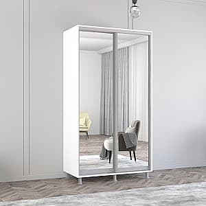 Шкаф купе Mobildor Lux Aron S 1100 8681 Alb briliant