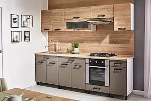 Set bucatarie Ambianta Iris 2.6 m (gri, bardolino)