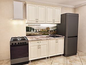 Кухонный гарнитур PS Mini MDF 1.2 m aлебастр