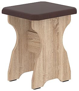 Табуретка Pehotin 1 дуб сонома/коричневый