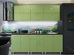 Set bucatarie PS Modern (High Gloss) 2m Green