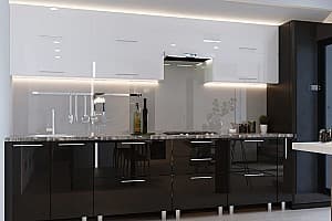 Set bucatarie PS Kvadro 3 m MDF High Gloss (ghidaje cu bile)