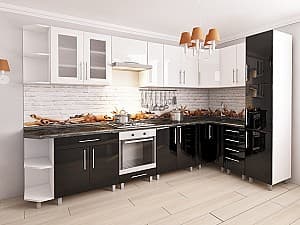 Set bucatarie PS 3.4x1.7 m Black