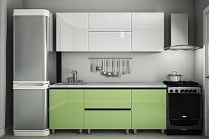 Кухонный гарнитур PS Гола-1 2 м High Gloss Green