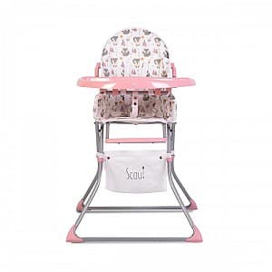 Scaun reglabil pe inaltime de masa Moni Scaut Pink