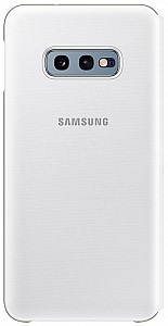 Husa pentru telefon Samsung Original Galaxy S10E LED Flip Wallet White (127790)